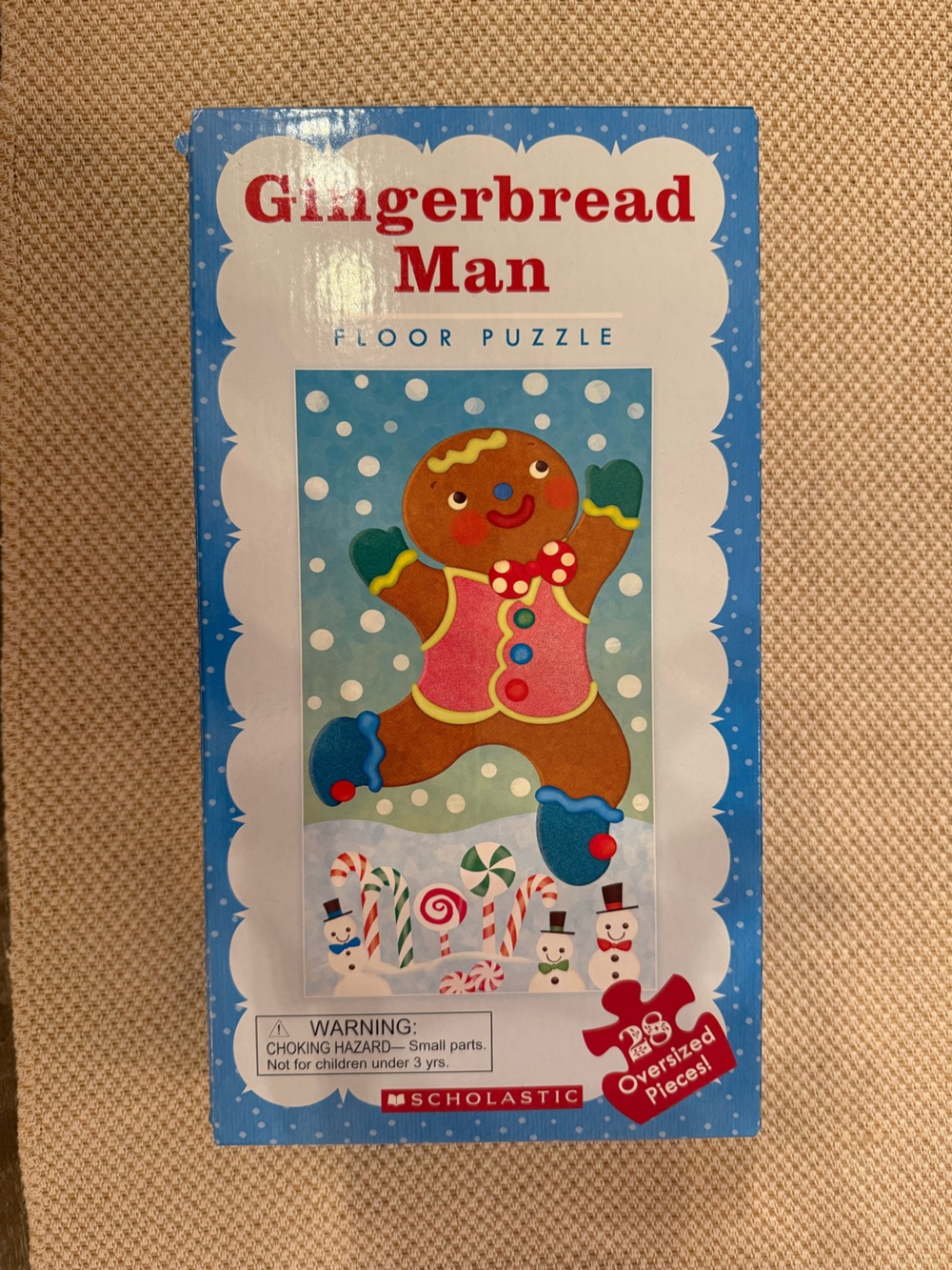Scholastic Gingerbread Man Floor Puzzle - 28 pieces
